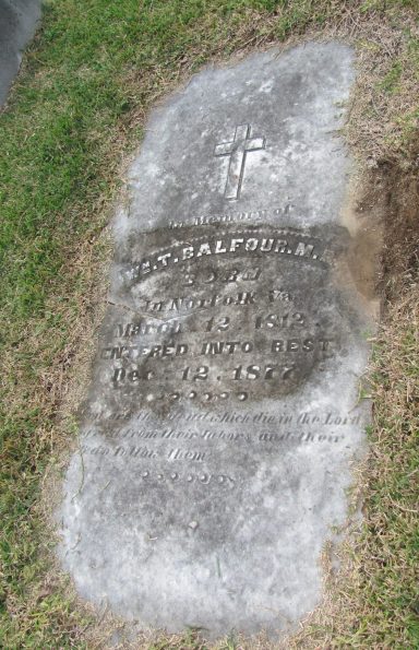 Balfour, William T. Dr.